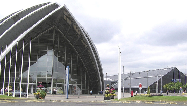 The Scottish Events campus where the UN's COP26 climate conference will be held, should the UK and Italy win their join bid to host the two-week talks
